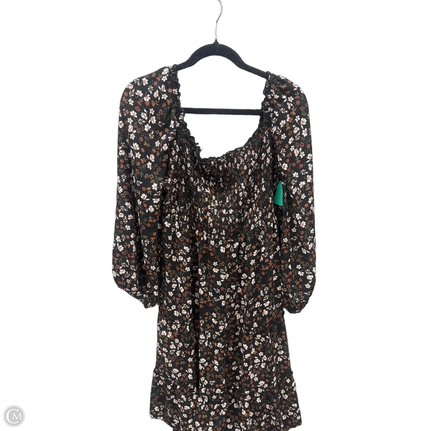 Dress Casual Midi By Auw In Floral Print, Size: Xl