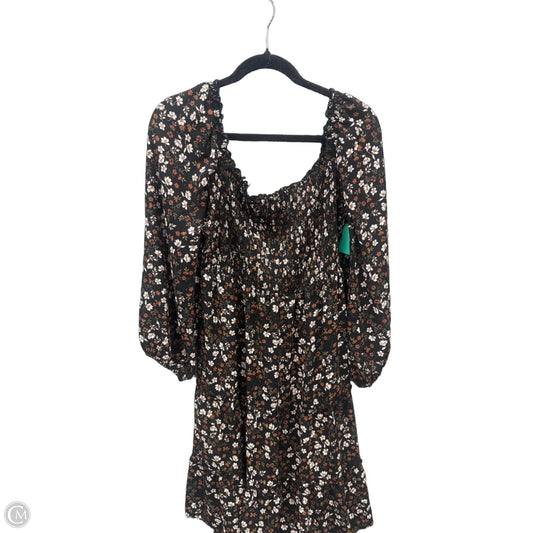 Dress Casual Midi By Auw In Floral Print, Size: Xl