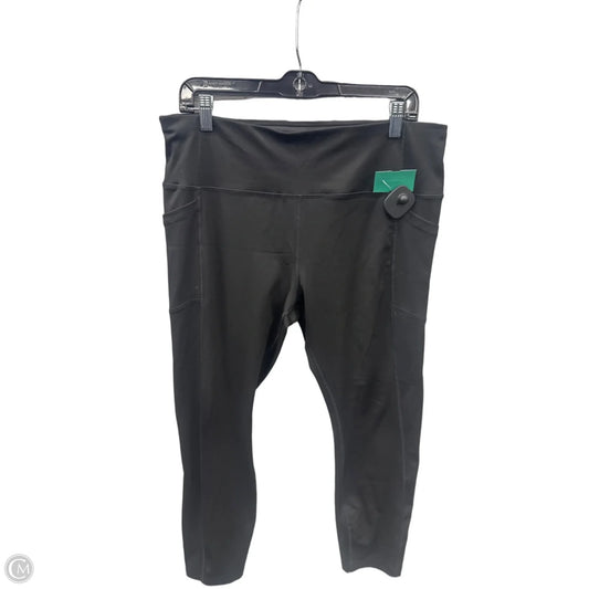 Athletic Leggings By Avia In Black, Size: Xl