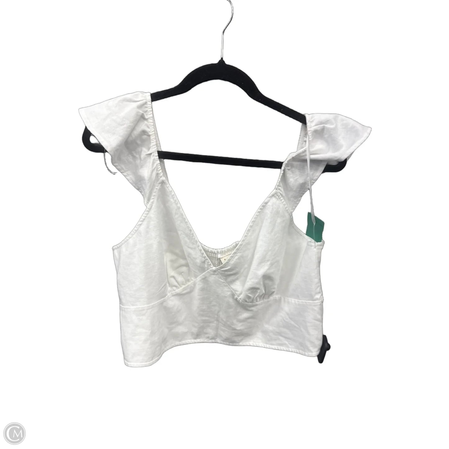 Top Sleeveless By A New Day In White, Size: L