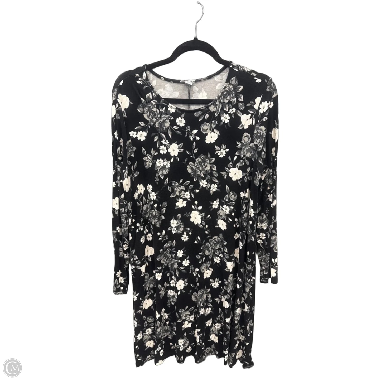 Dress Casual Midi By Old Navy In Black & White, Size: L