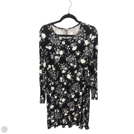 Dress Casual Midi By Old Navy In Black & White, Size: L