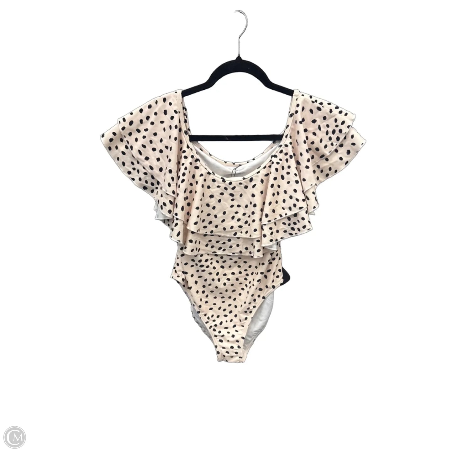 Swimsuit By Clothes Mentor In Polkadot Pattern, Size: Xl