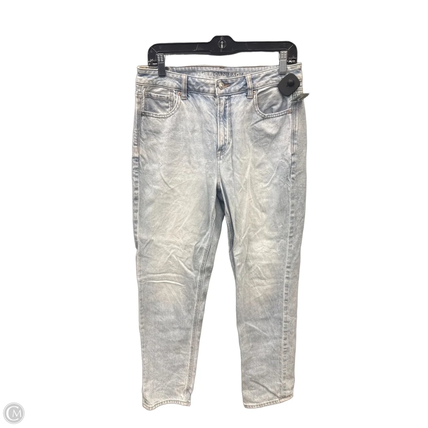 Jeans Skinny By American Eagle In Blue Denim, Size: 8