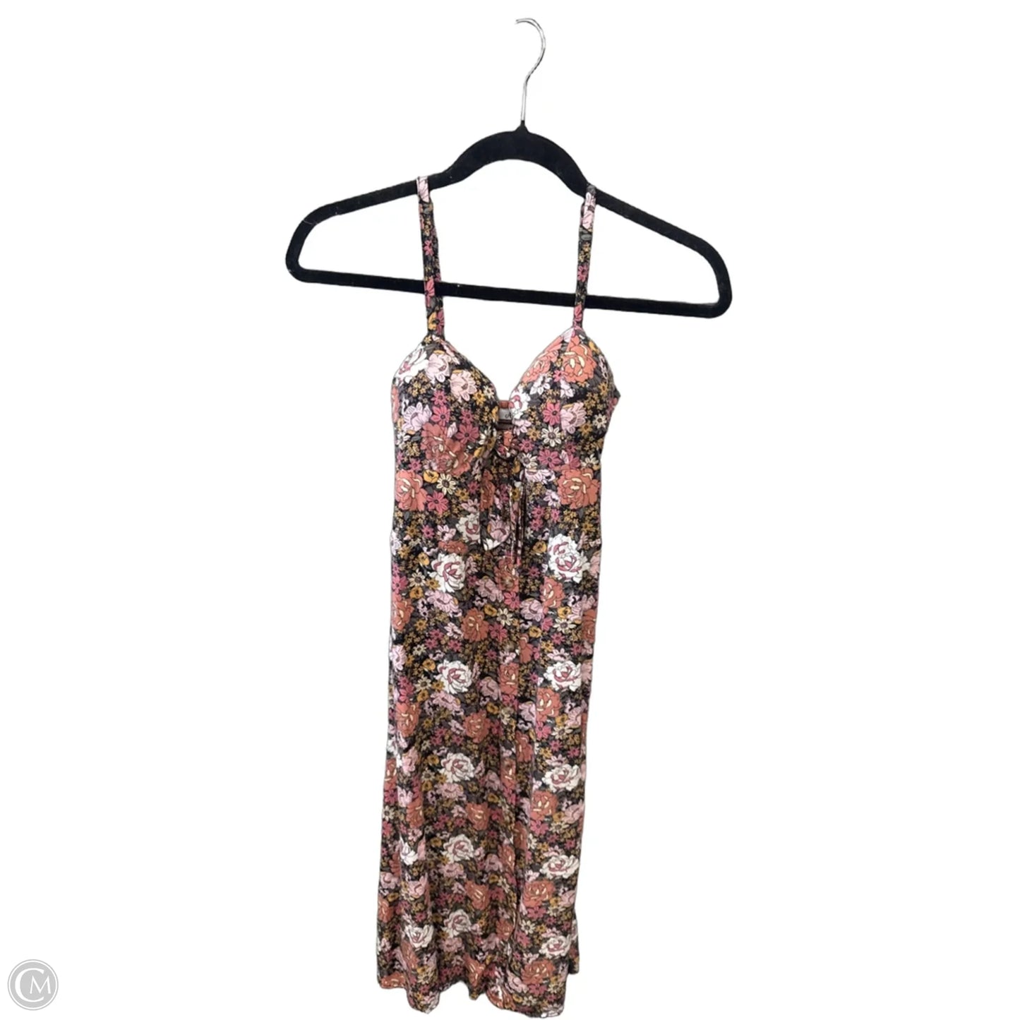Dress Casual Midi By Auw In Floral Print, Size: M