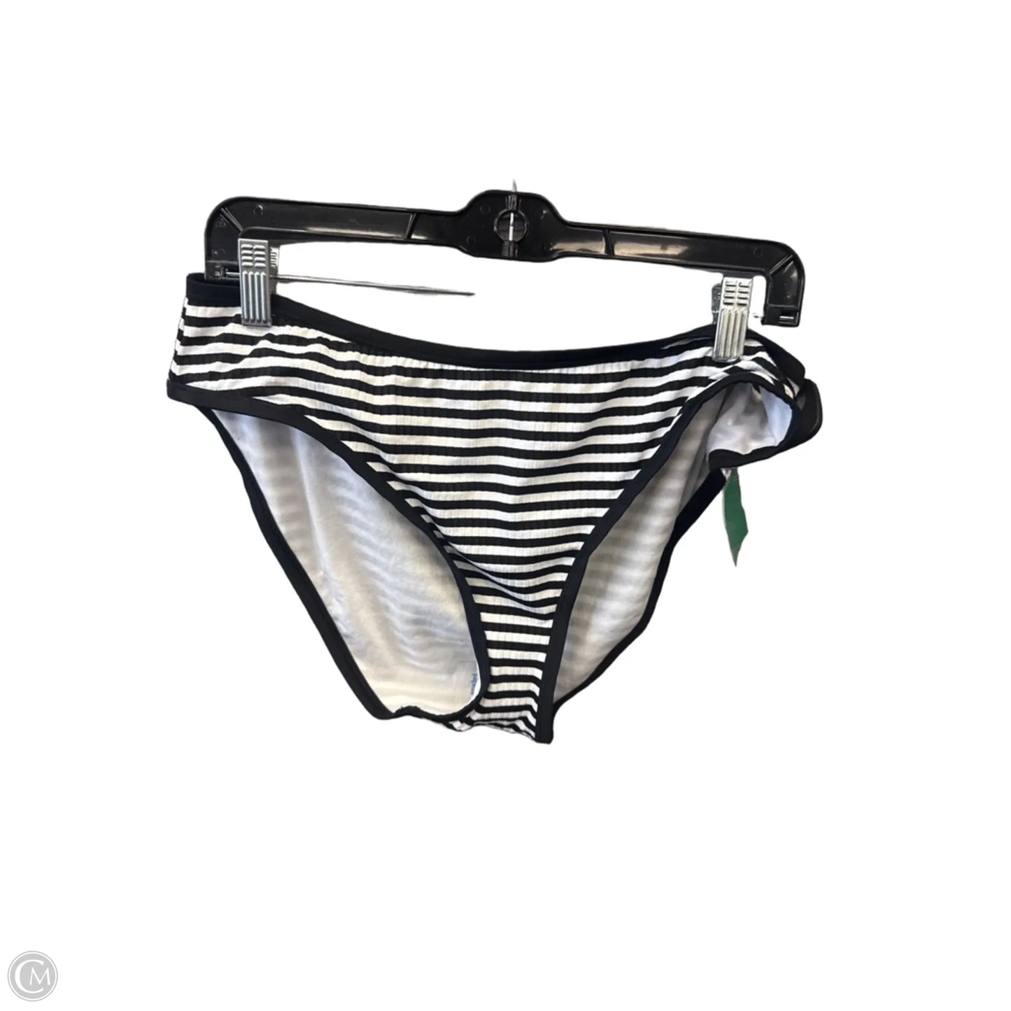 Swimsuit Bottom By Shade & Shore In Striped Pattern, Size: L