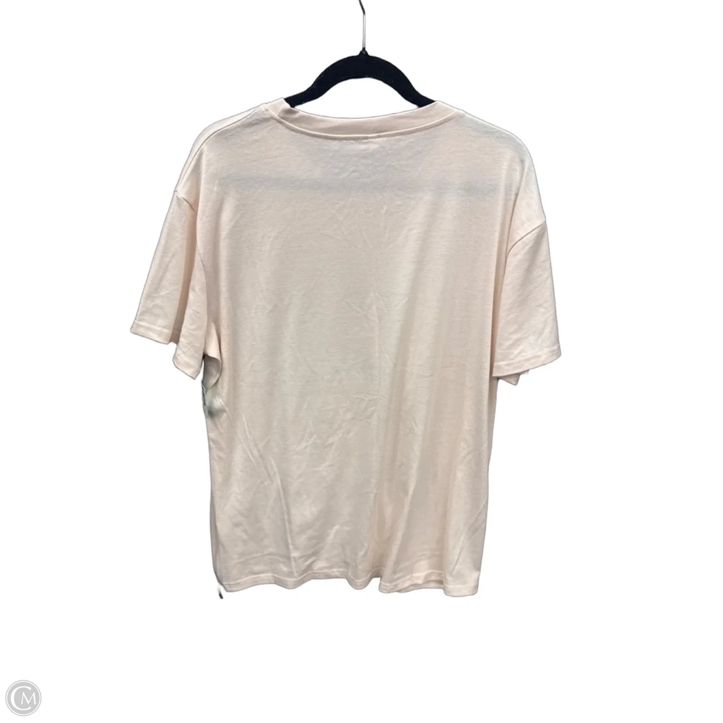 Top Short Sleeve By Clothes Mentor In Tan, Size: 2x