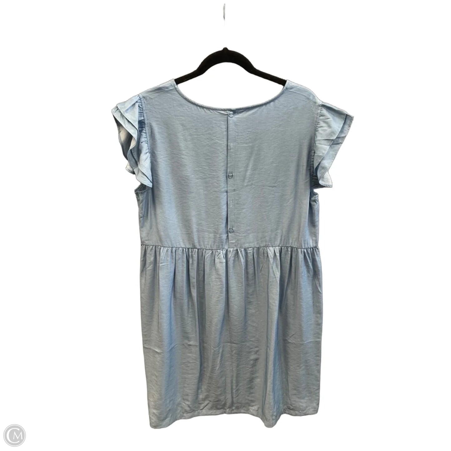 Dress Casual Midi By Clothes Mentor In Blue, Size: Xl