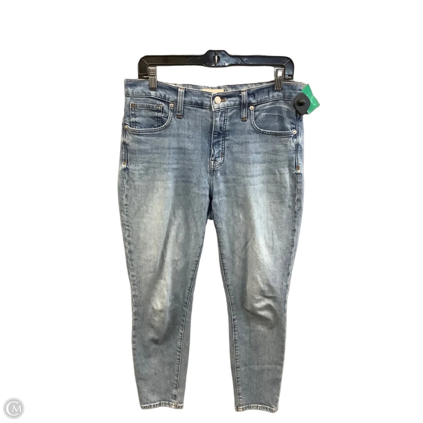 Jeans Skinny By Madewell In Blue Denim, Size: 8