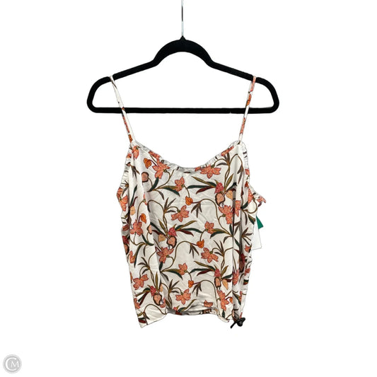 Top Sleeveless By Loft In White, Size: Lp