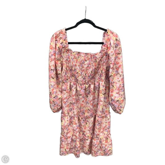 Dress Casual Midi By As U Wish In Floral Print, Size: 1x