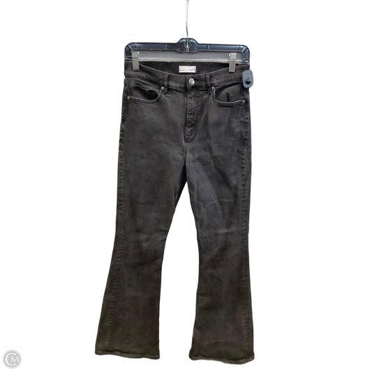 Jeans Flared By Loft In Black, Size: 8