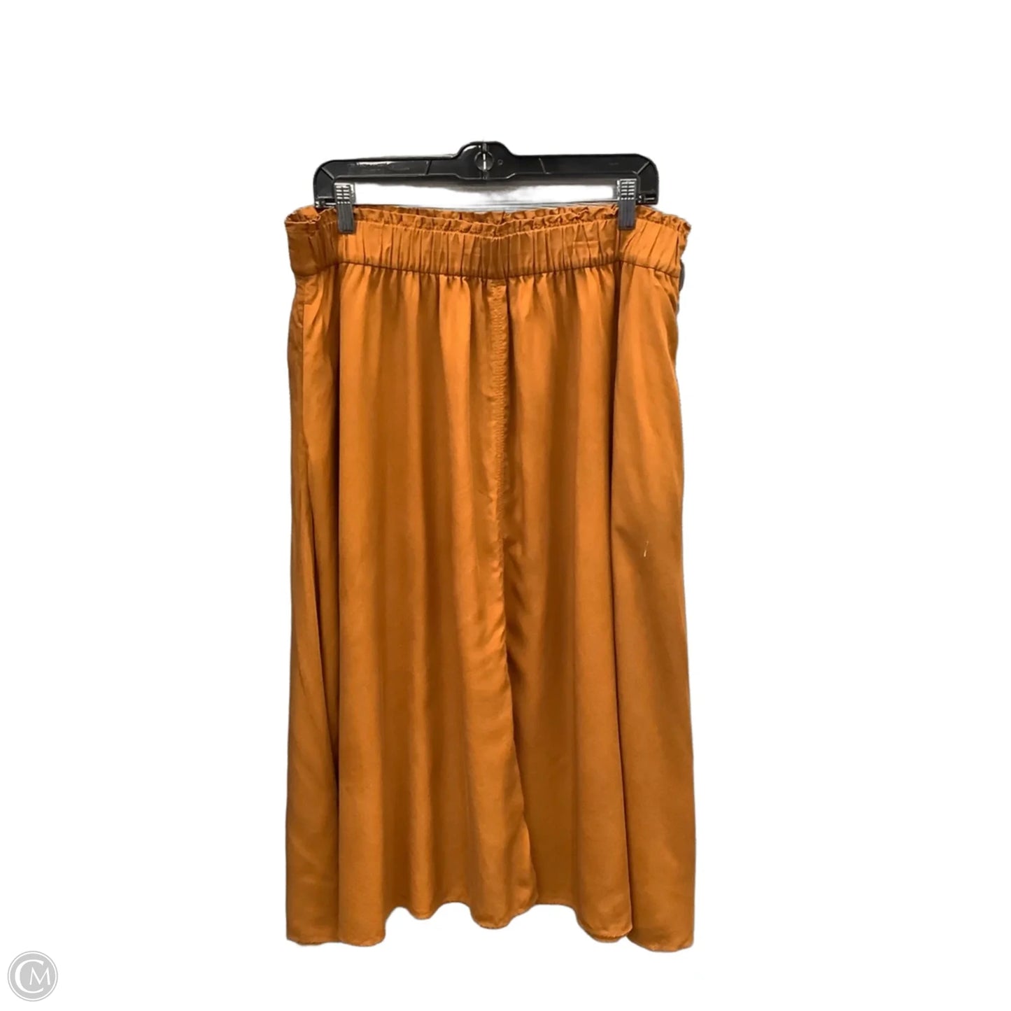 Skirt Maxi By Ann Taylor In Gold, Size: 12
