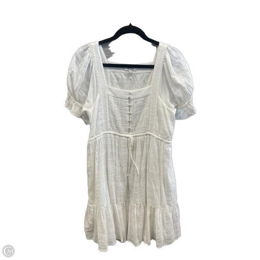 Dress Casual Midi By Madewell In White, Size: M