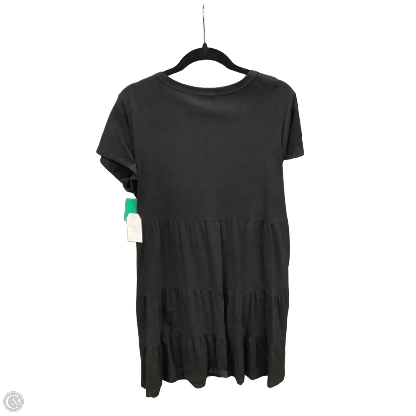Dress Casual Midi By Time And Tru In Black, Size: L
