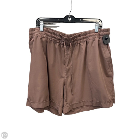 Athletic Shorts By Mondetta In Brown, Size: Xxl