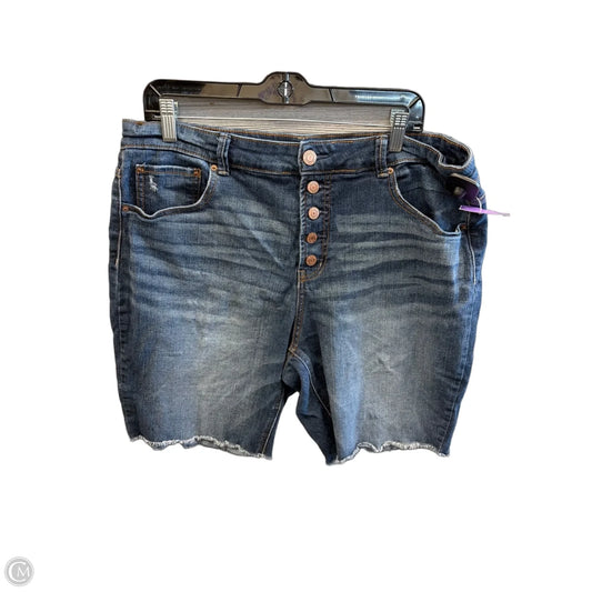 Shorts By Time And Tru In Blue Denim, Size: 18