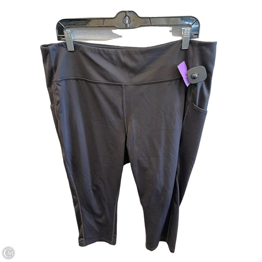 Athletic Leggings By Tek Gear In Black, Size: 2x