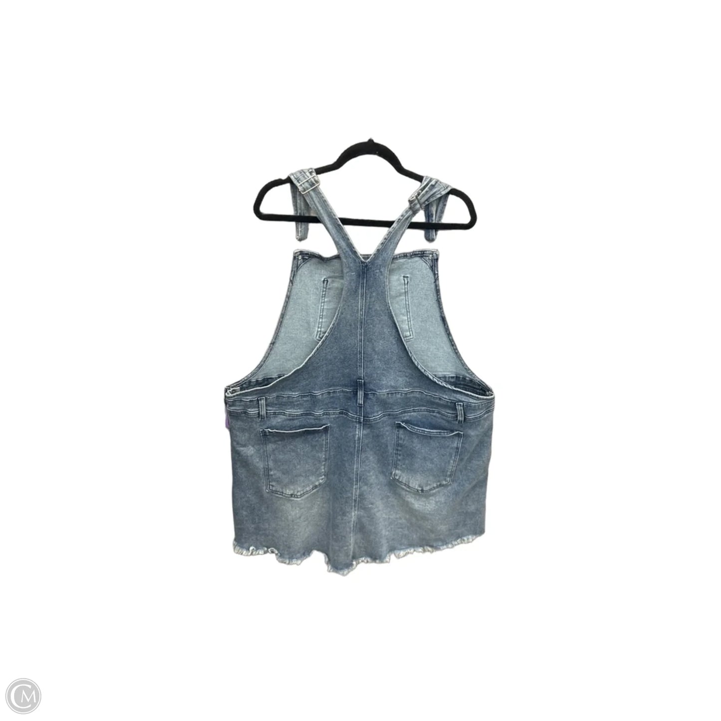 Shortalls By Blakeley In Blue Denim, Size: 3x