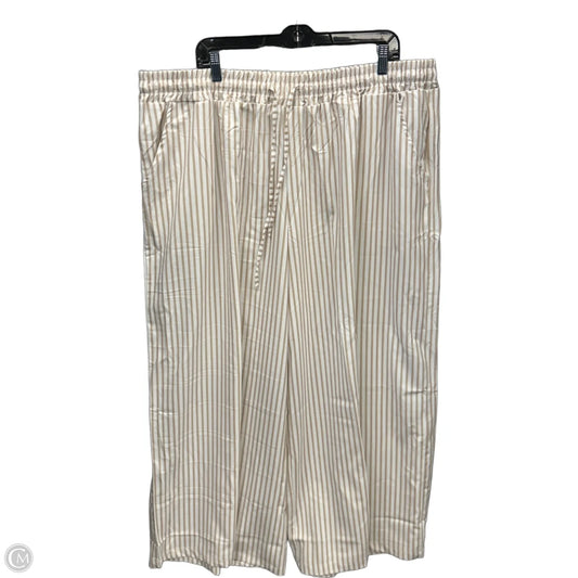 Pajama Pants By Clothes Mentor In Striped Pattern, Size: 22