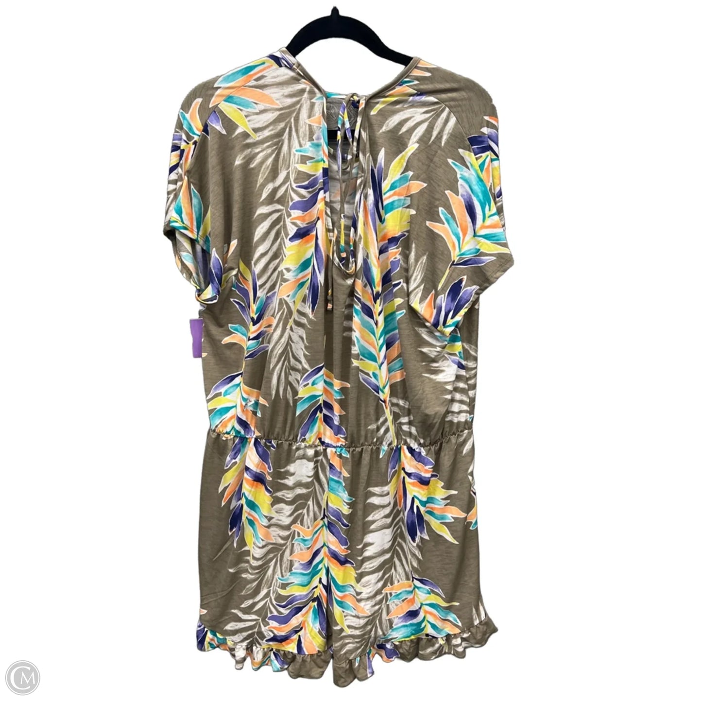Romper By Celeste In Green, Size: 3x