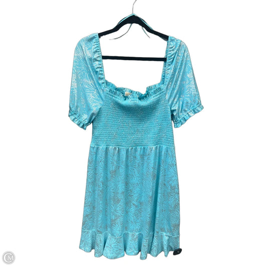 Dress Casual Midi By Michael By Michael Kors In Blue, Size: Xl