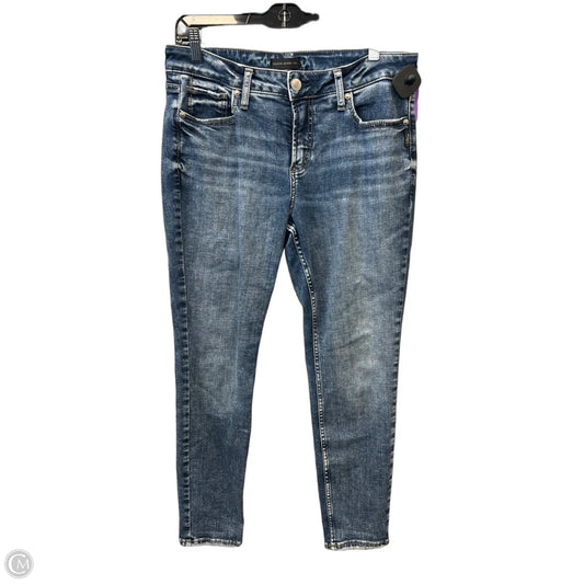 Jeans Skinny By Clothes Mentor In Blue Denim, Size: 12