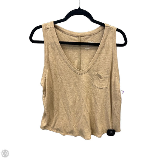 Tank Top By Universal Thread In Tan, Size: L