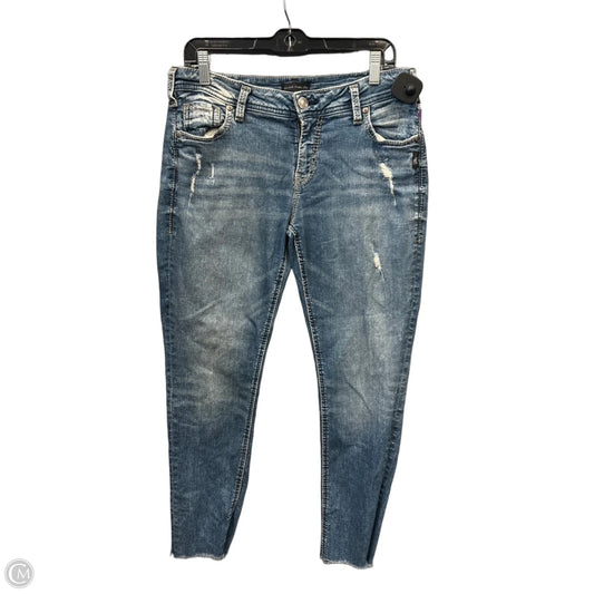 Jeans Skinny By Clothes Mentor In Blue Denim, Size: 12