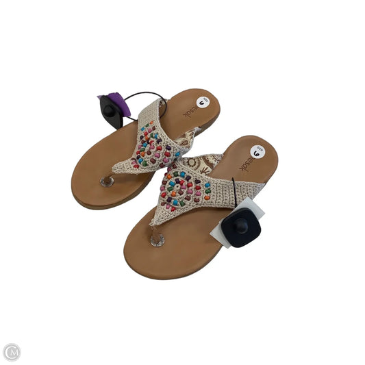 Sandals Flats By The Sak In Multi-colored, Size: 6
