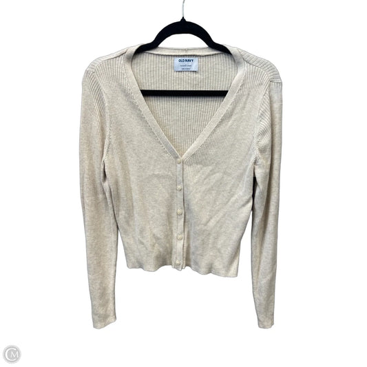 Cardigan By Old Navy In Cream, Size: L