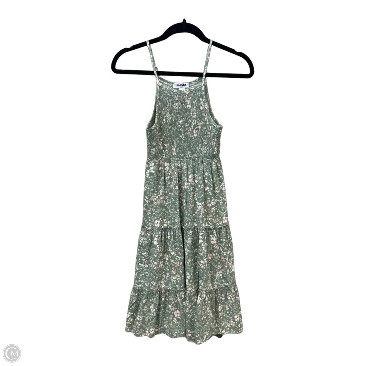 Dress Casual Midi By Clothes Mentor In Green, Size: Xs