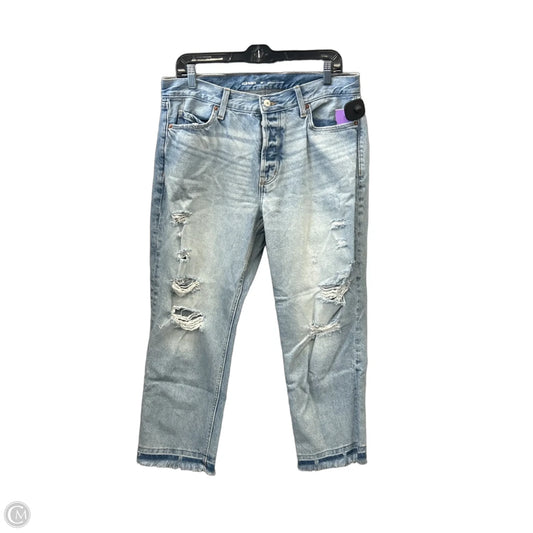 Jeans Straight By Old Navy In Blue Denim, Size: 10