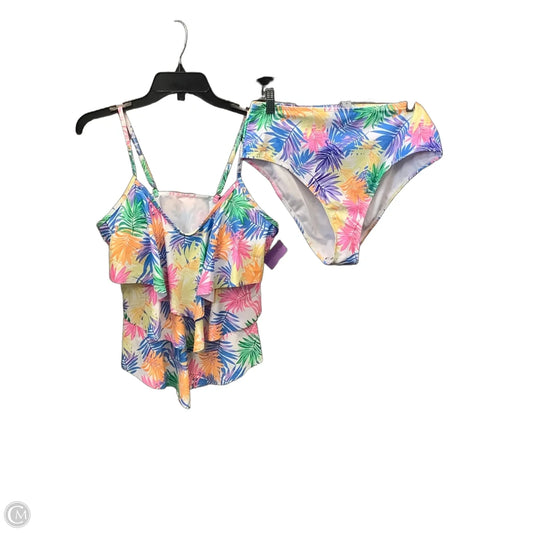 Swimsuit 2pc By Clothes Mentor In Multi-colored, Size: Xl