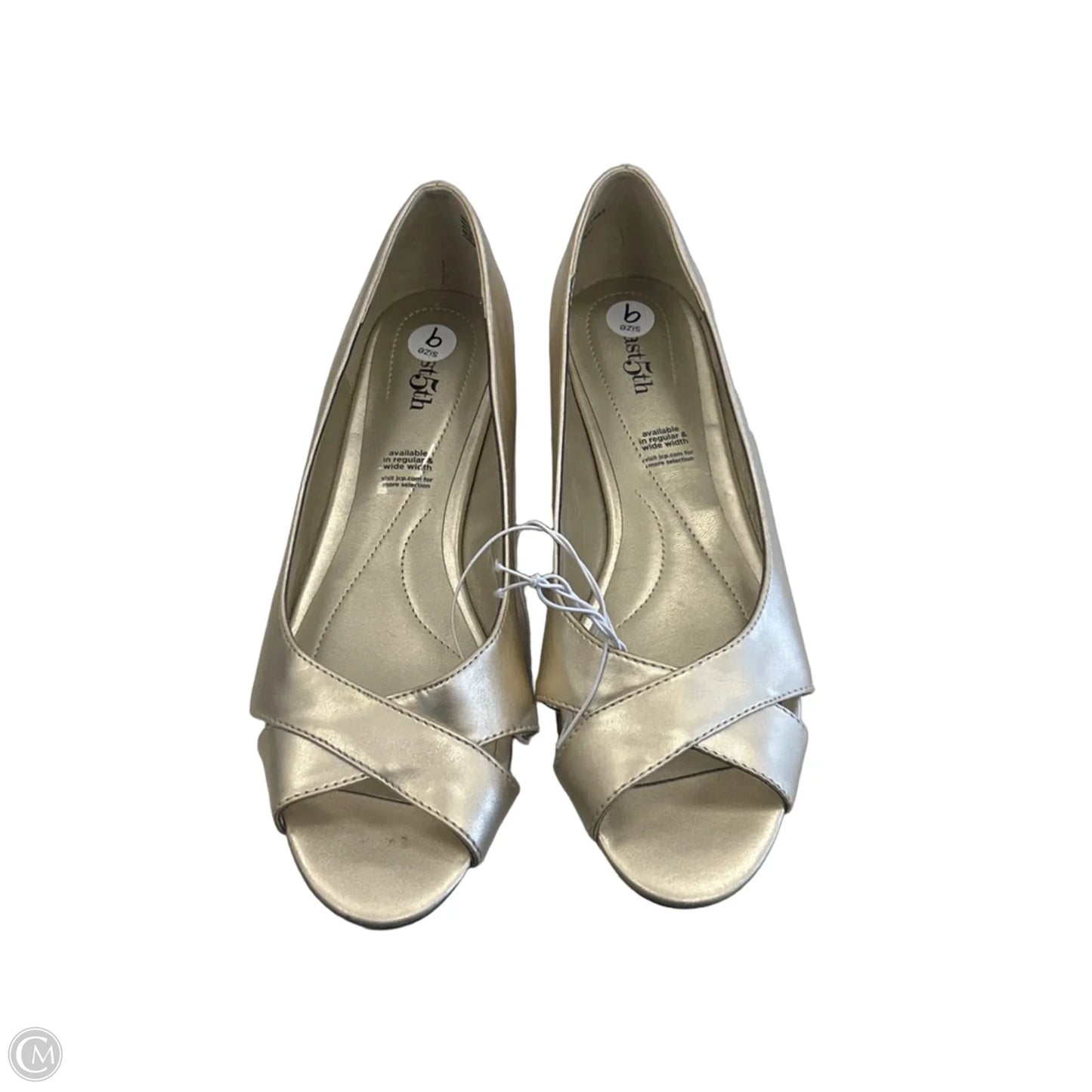 Shoes Flats By East 5th In Gold, Size: 9