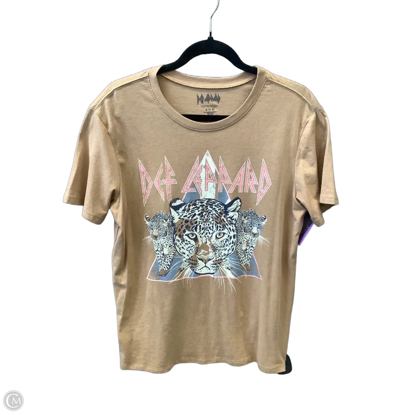 Top Short Sleeve By Clothes Mentor In Brown, Size: S