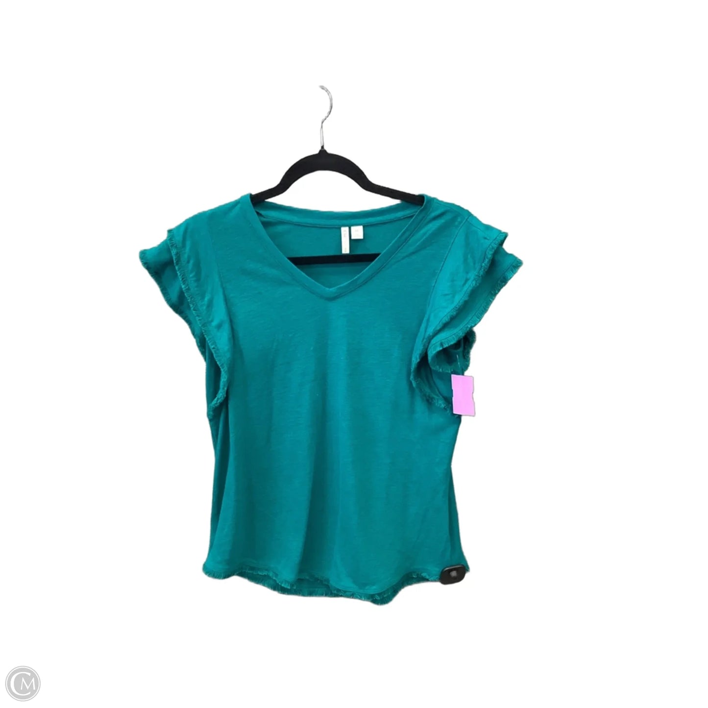 Top Short Sleeve By Cato In Blue, Size: M