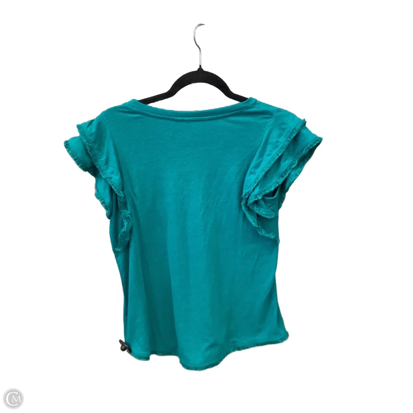 Top Short Sleeve By Cato In Blue, Size: M