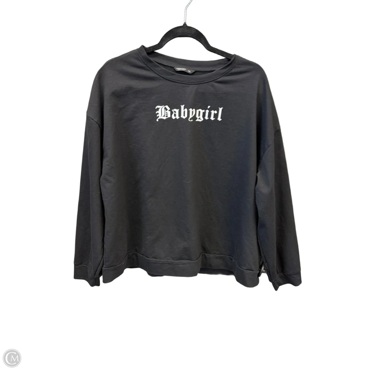 Top Long Sleeve By Shein In Black, Size: 1x