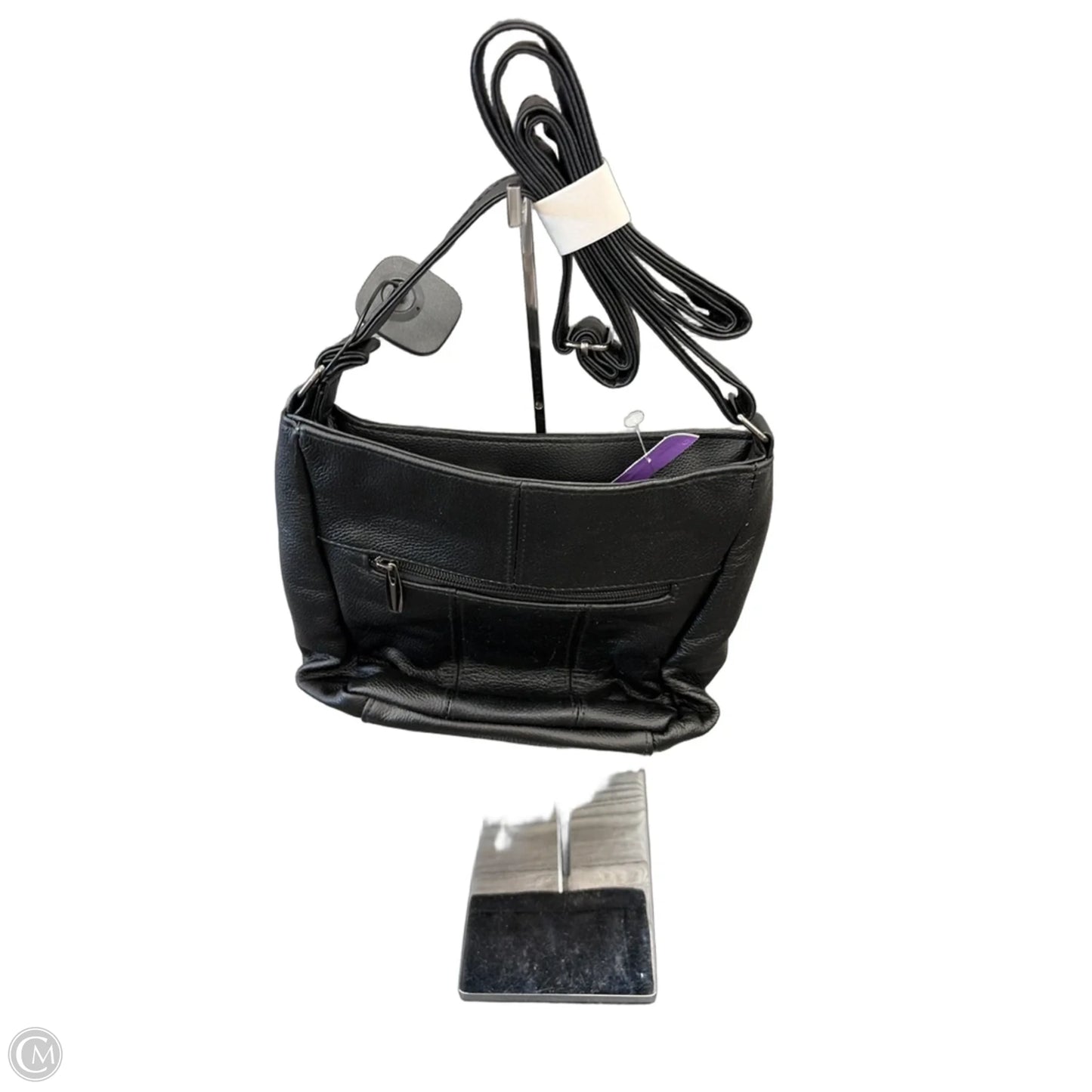 Crossbody Leather By Clothes Mentor, Size: Small