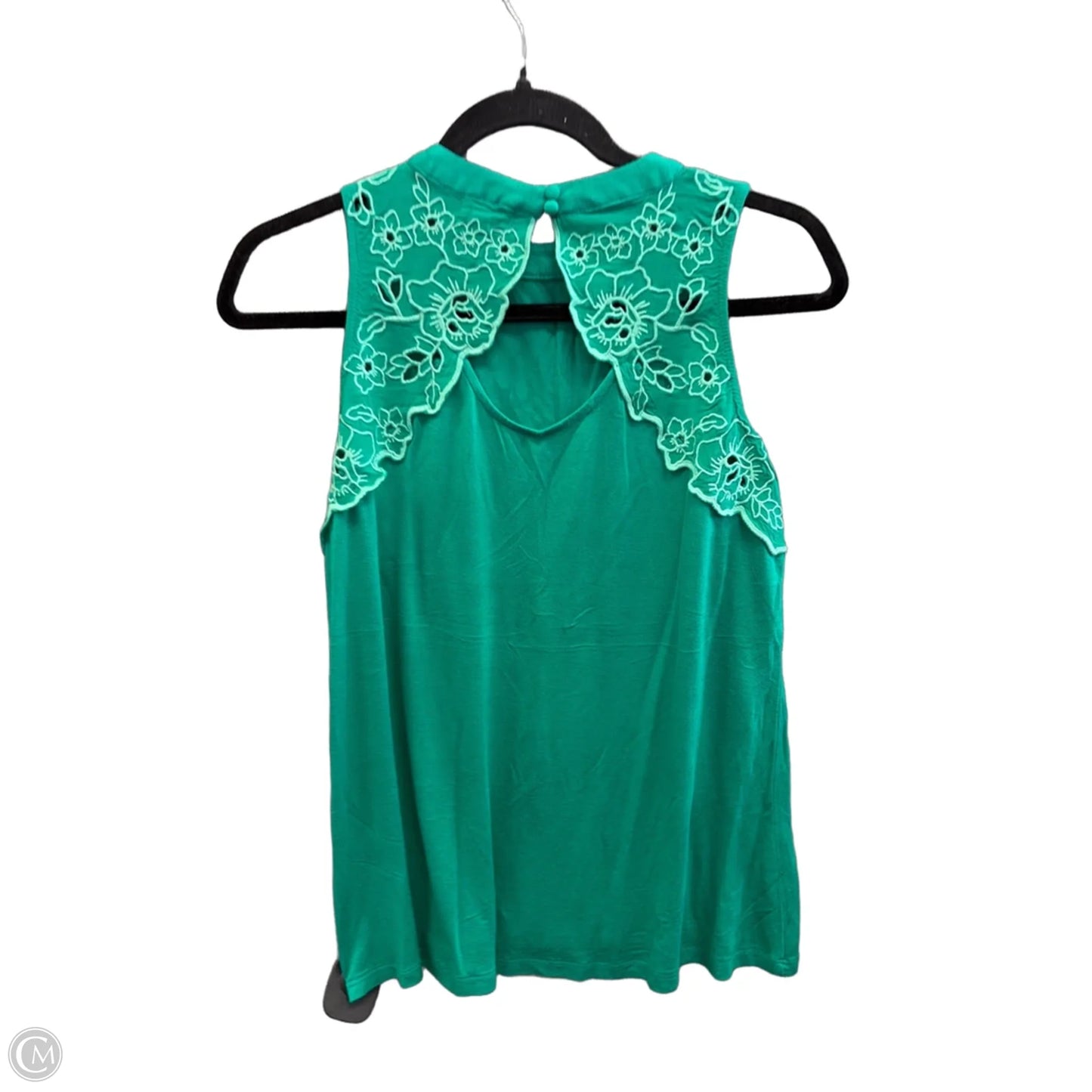 Top Sleeveless By Eyeshadow In Green, Size: M