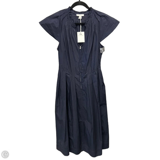Dress Casual Midi By Free Assembly In Navy, Size: M
