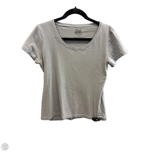 Top Short Sleeve Basic By Clothes Mentor In Grey, Size: S