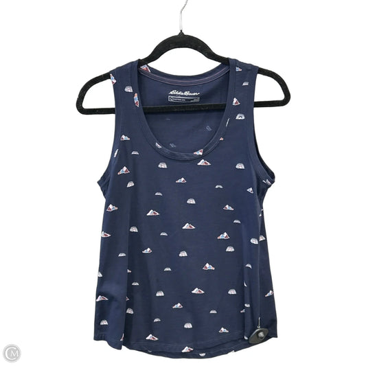 Top Sleeveless By Eddie Bauer In Navy, Size: S