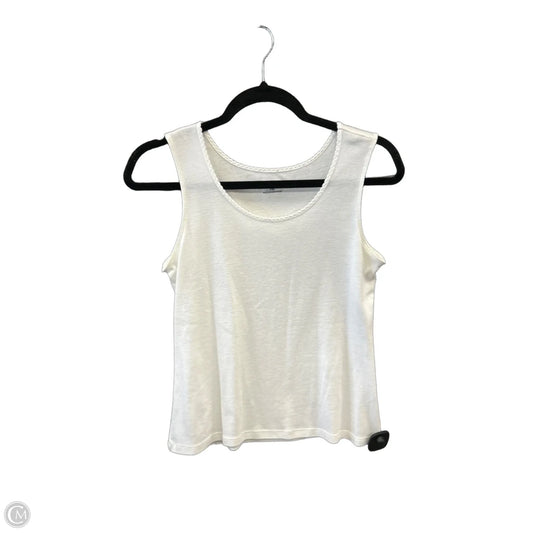 Top Sleeveless By Studio Works In White, Size: S