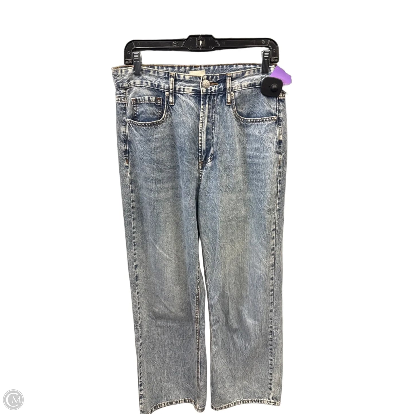 Jeans Wide Leg By Clothes Mentor In Blue Denim, Size: 6