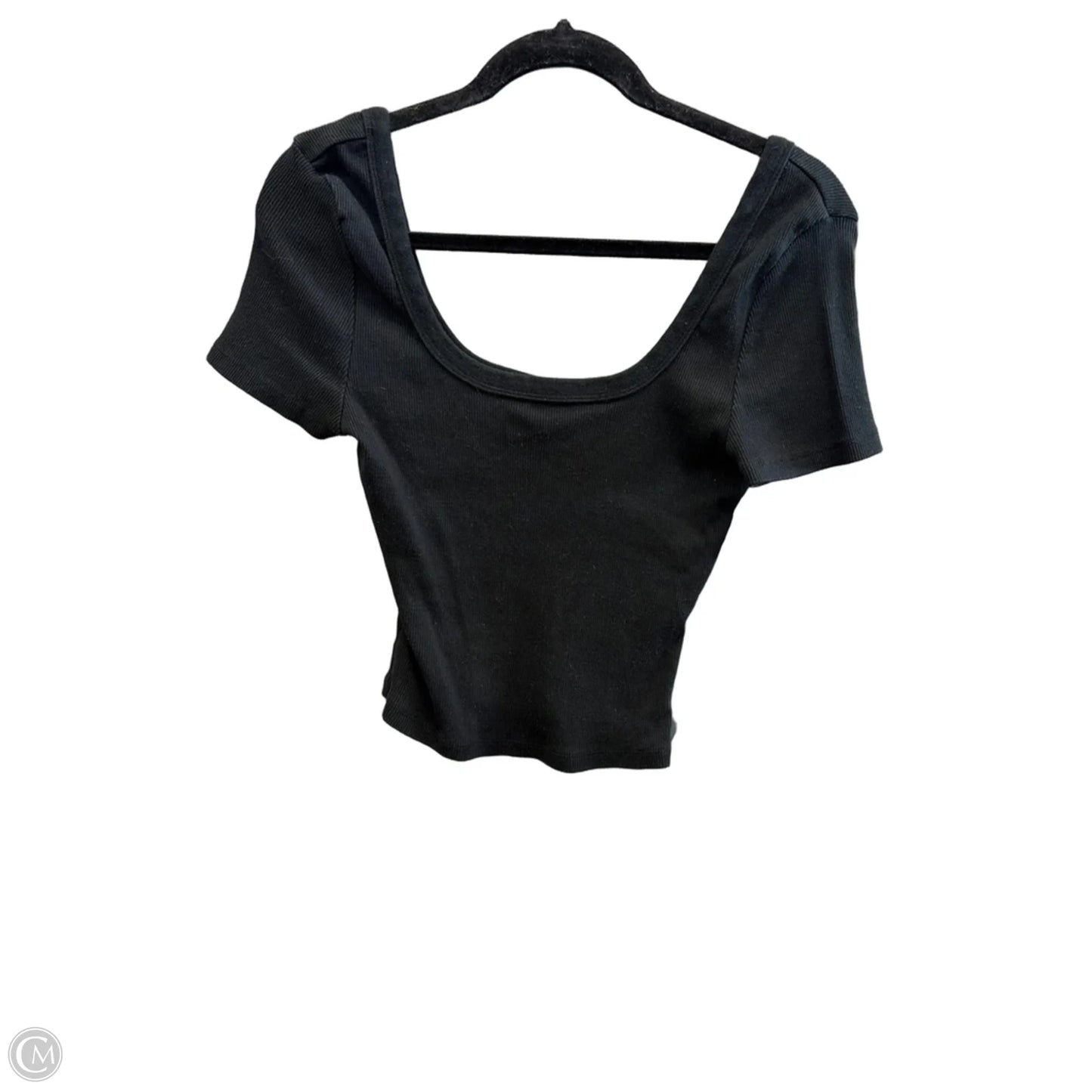 Top Short Sleeve By Universal Thread In Black, Size: S