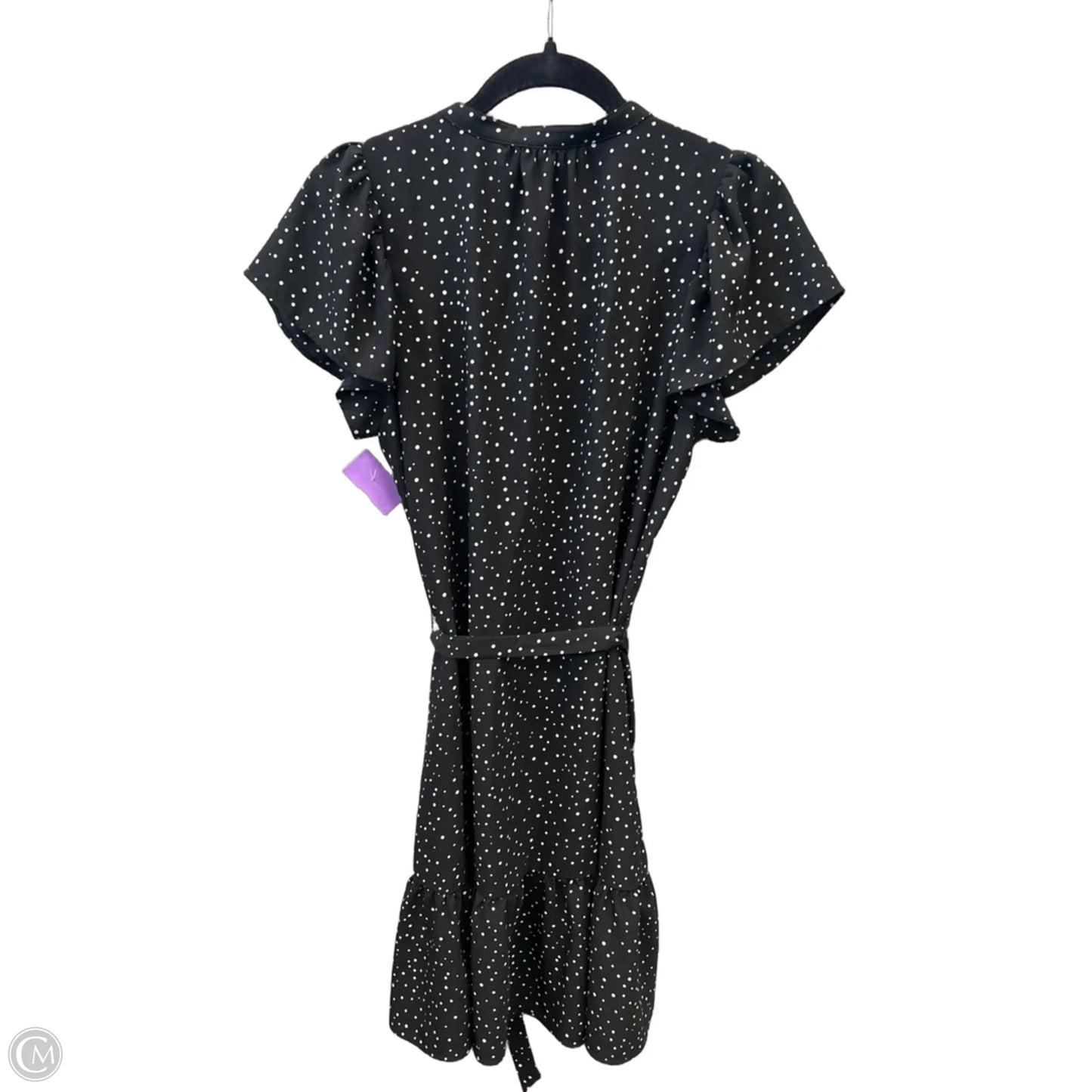 Dress Casual Midi By Ann Taylor In Polkadot Pattern, Size: M