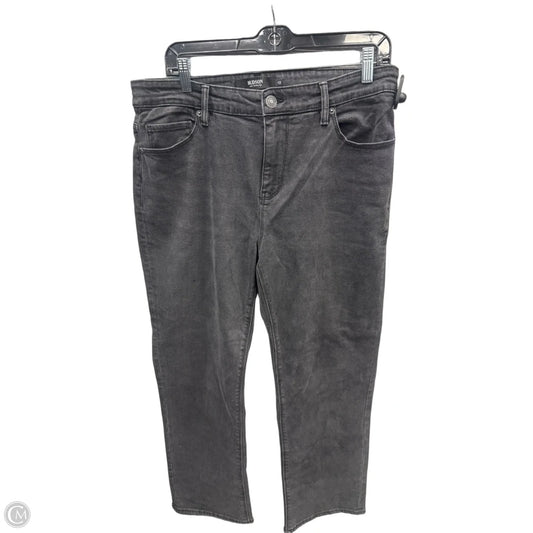 Jeans Straight By Hudson In Grey Denim, Size: 12
