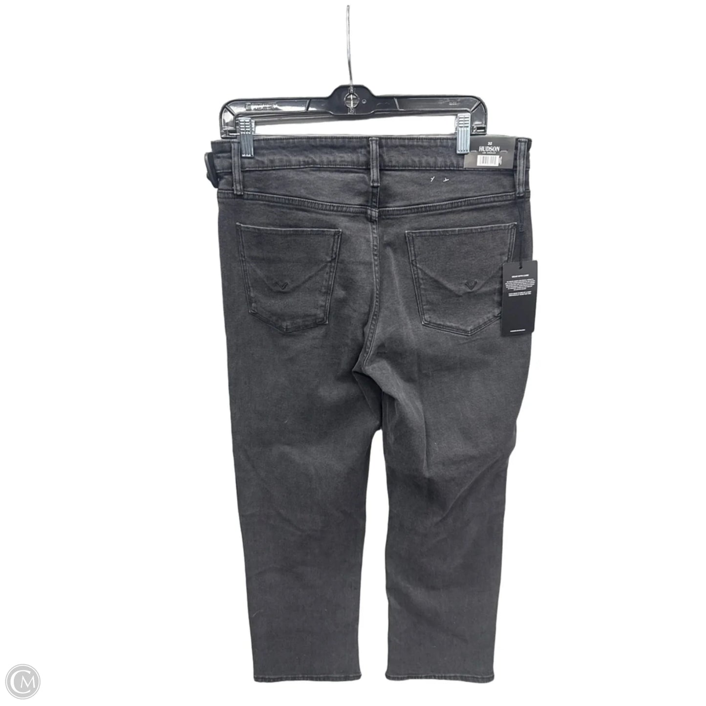 Jeans Straight By Hudson In Grey Denim, Size: 12